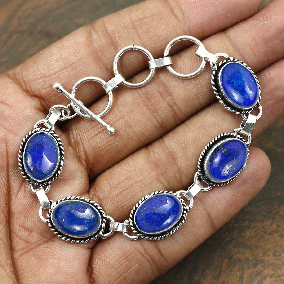 Excited to share the latest addition to my #etsy shop: Lapis Lazuli Silver Bracelet, Sterling Silver Bracelet, Handmade Bracelet, Blue Lapis Bracelet, Oval Stone Bracelet, Birthstone Gift For Her etsy.me/2Rl2MVd #blue #lapislazuli #silver #handmade #bracelet