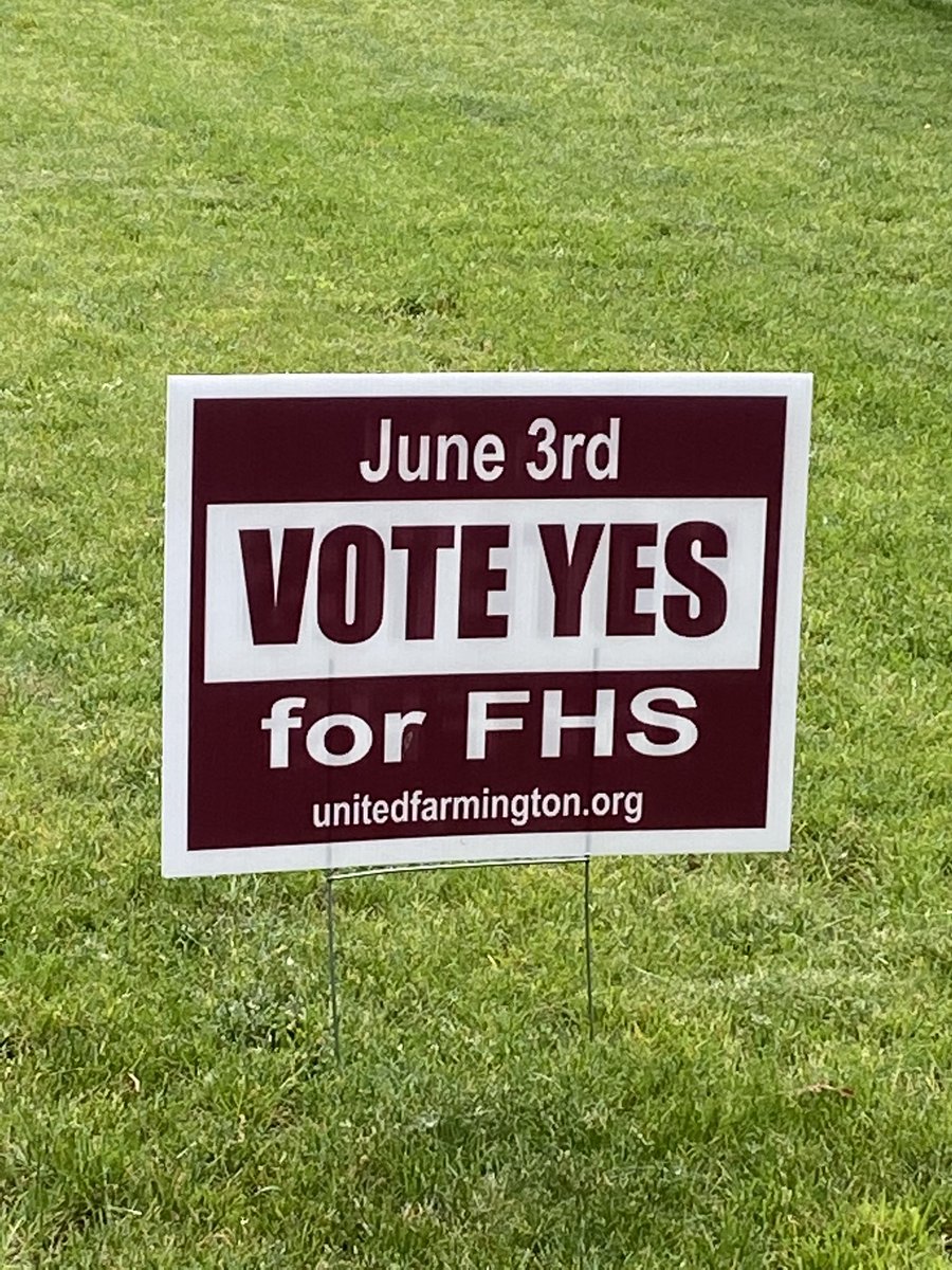 So glad for my boys that they will have a new building. So glad for the town that they made the smart long term decision. Thank you to <a href="/fhsbuildingproj/">FHS Building Project</a> for all their hard work. Excited for the future! <a href="/1FarmingtonHS/">FarmingtonHS</a> <a href="/FPSFarmingtonCT/">Farmington Public Schools</a> #classof2032 #classof2035