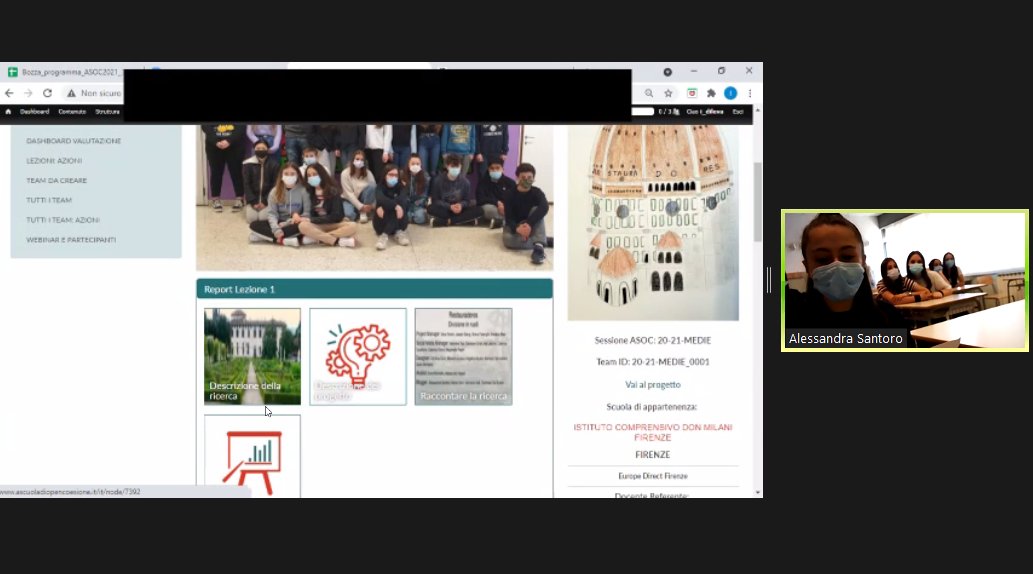 FESRToscana's tweet photo. Il team Restauradores dell'IC Don Milani di Firenze @3a_don agli #ASOCAwards #ASOC2021 con il monitoraggio civico del progetto di riqualificazione della grotta del giardino della villa medicea di Castello, Firenze, patrimonio Unesco. Bravi ragazzi, siamo orgogliosi di voi!💪🥰 https://t.co/rWQqQb3SUV