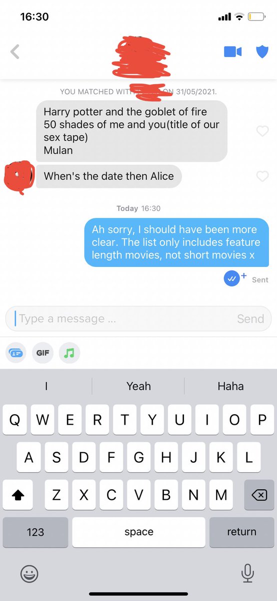 alicevt's tweet photo. Me: “I need to start being nice to men if I want to go on a date”
Also me: https://t.co/JesxAC2I3i