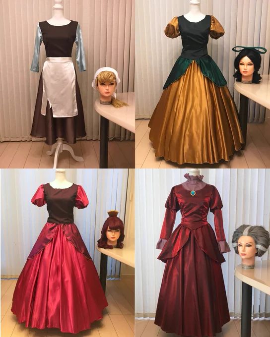 ところでクルエラが激アツすぎて衣装作りたい気分高まってるから前に作ったもので特に気に入ってものアップさせて🙏(素人の制作なので大目に見てやってください) 