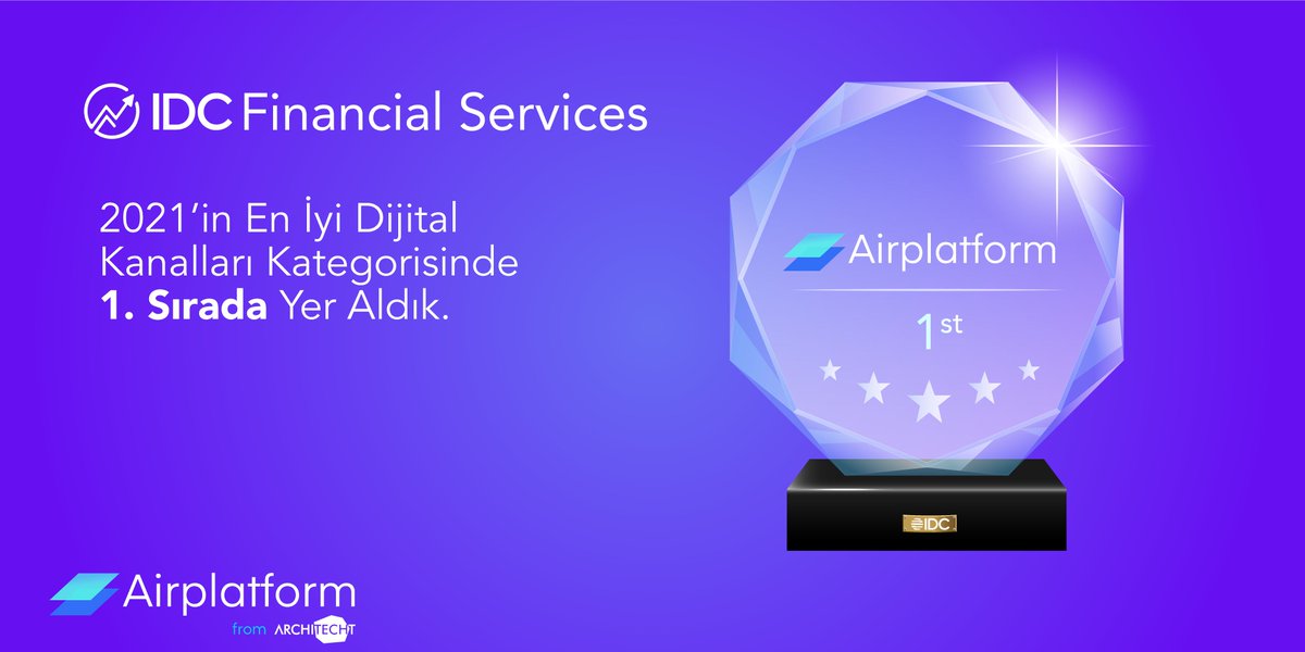 Finans Teknoloji Ödülleri, IDC Finans Zirvesi 2021'de sahiplerini buldu. 🎉 

27 kurumdan 88 projenin, üst düzey finans sektörü yöneticileri ve akademisyenlerinden oluşan 17 kişilik jüri oylarıyla değerlendirildiği zirvede Dijital Kanallar kategorisinde🥇birinci sırada yer aldık.