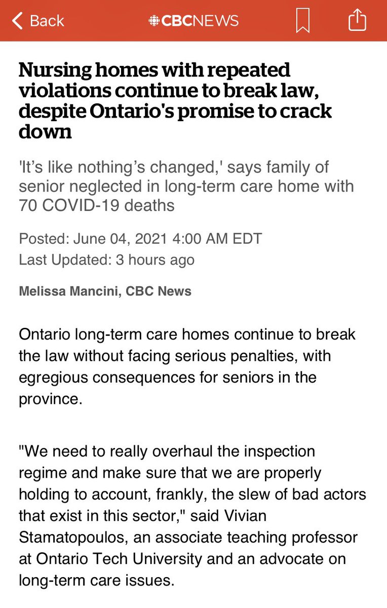 ZachK_204's tweet photo. Ontario’s elderly deserve better! The problems in Ontario long term care have gone on for far to long and its time it stop! https://t.co/qPU9DDi5Tv