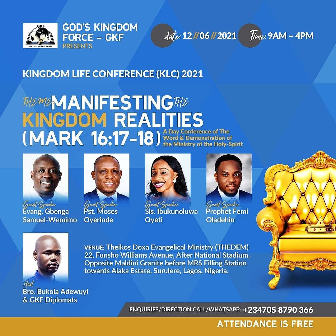 gkfglobal's tweet photo. 8 Days to go!
#KLC2021
#GKF
#kingdomlife
#Jesus
#Supernatural
#Diplomats
#worship
#wonders
#HolySpirit
#mainfest
#grace
#theWord
#testmonies https://t.co/nmnFvwYGJf