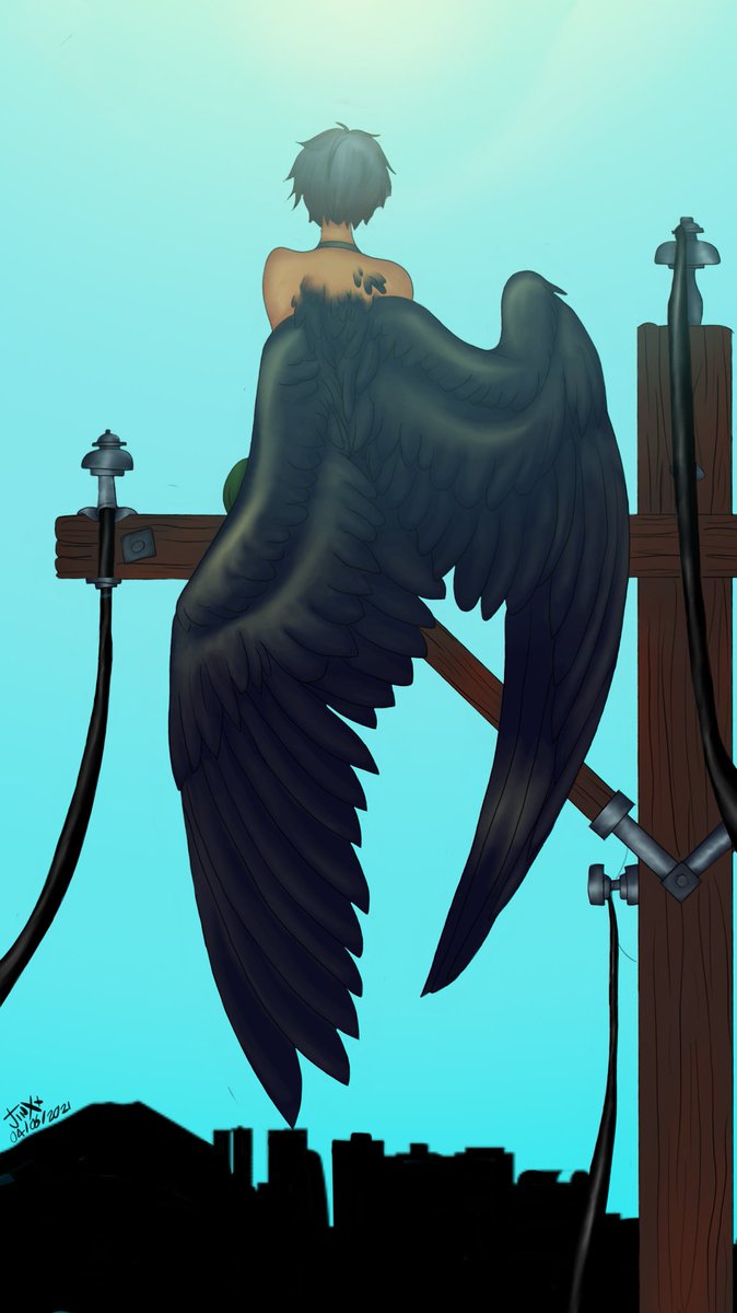 NekoMon_Cosplay's tweet photo. Just a drawing of my oc Sakina 🖤 I LOVE how her wings came out.
#digitalart #digitaldrawing #bnha #mha #bnhaoc #mhaoc #wingedhero https://t.co/OQCsT4HrZ1