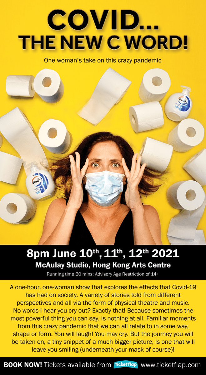 Faust director Emma York’s brand new one-woman show is coming to HKAC from June 10-12th! Get your tickets at ticketflap.com/covidthenewcwo…