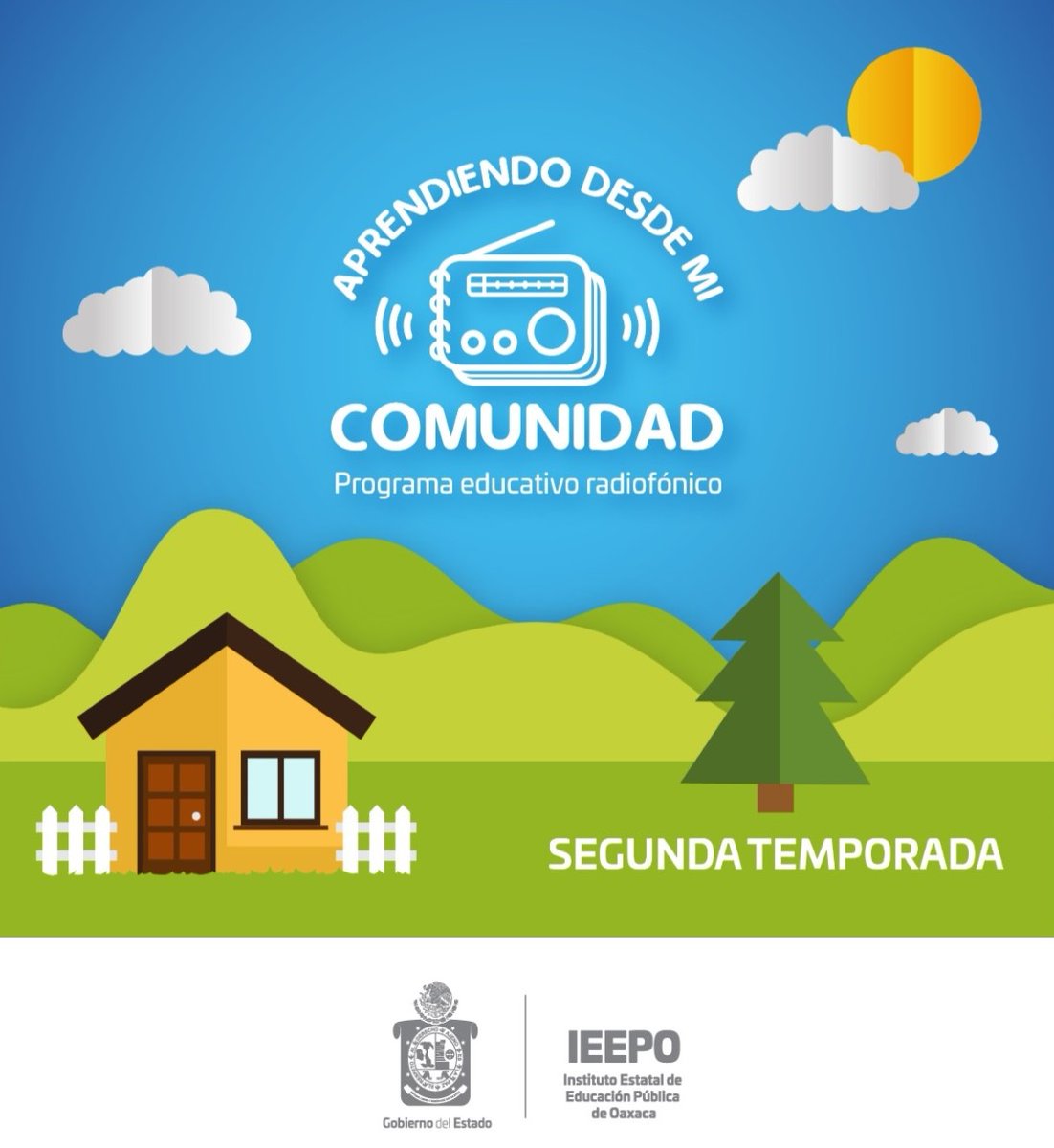 IEEPOGobOax's tweet photo. Aprendiendo desde mi comunidad "un espacio para niñas y niños indígenas de Oaxaca en sus lenguas originarias, en esta emisión: Mazateco de Santa María Chilchotla y Mixteco de la H. Ciudad de Tlaxiaco. Hoy Viernes a las 7:30 hrs. En @CORTV_Radio 92.9 FM.

 Cutt .ly / gxkVsII https://t.co/8ClLcAlH5v