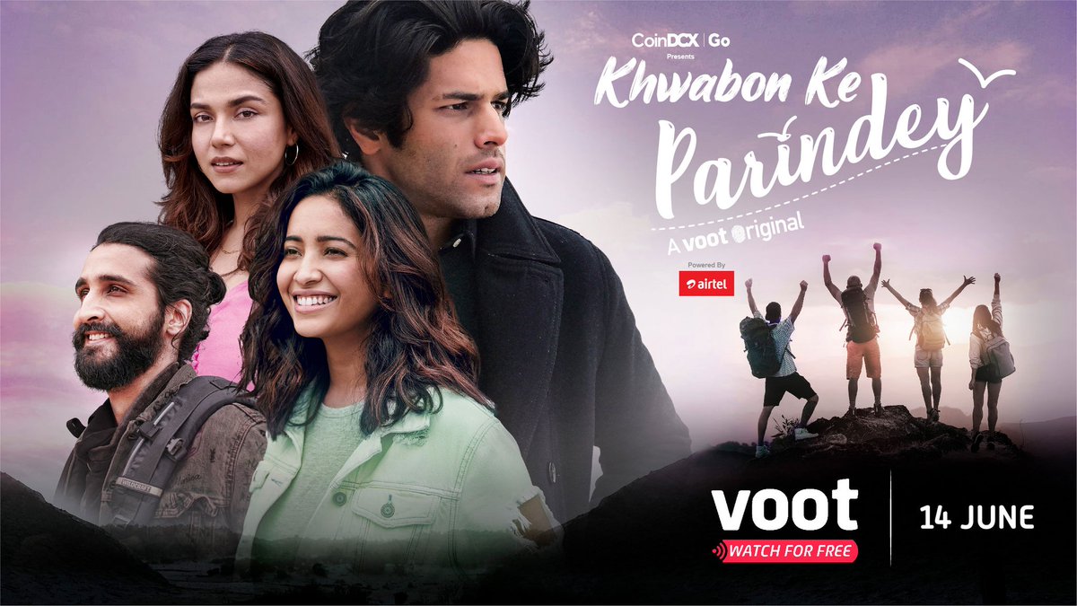 justvoot's tweet photo. Teen friends, ek stranger aur unka one BIG escapade.

Kya 14th June ka aapko bhi rahega intezaar?

Catch all the madness of this Voot Original - Khwabon Ke Parindey for free. 
Block your calendars NOW!

#KhwabonKeParindey #KhwabonKeParineyOnVoot #Voot https://t.co/KMrZ5lDZWO
