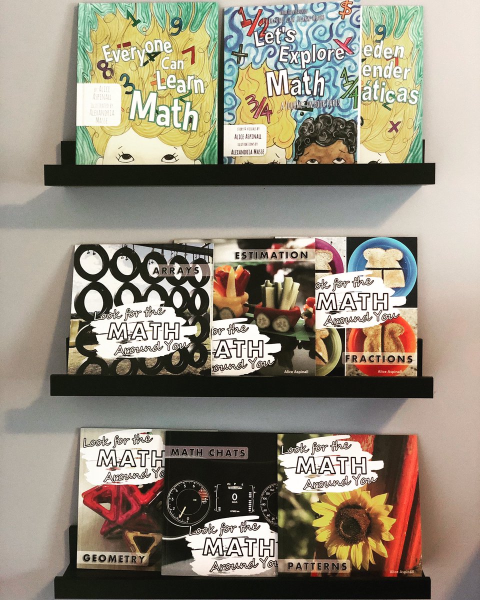 EveryoneCanMath's tweet image. Have you read any of my math books? I would LOVE for you to leave a positive review on Amazon or Goodreads.
Do you know a grown up who could use a book for themselves or a little one? Tag them and help us spread math love.
Thank you ALL for continuing to support me. 💜 #kidsbooks