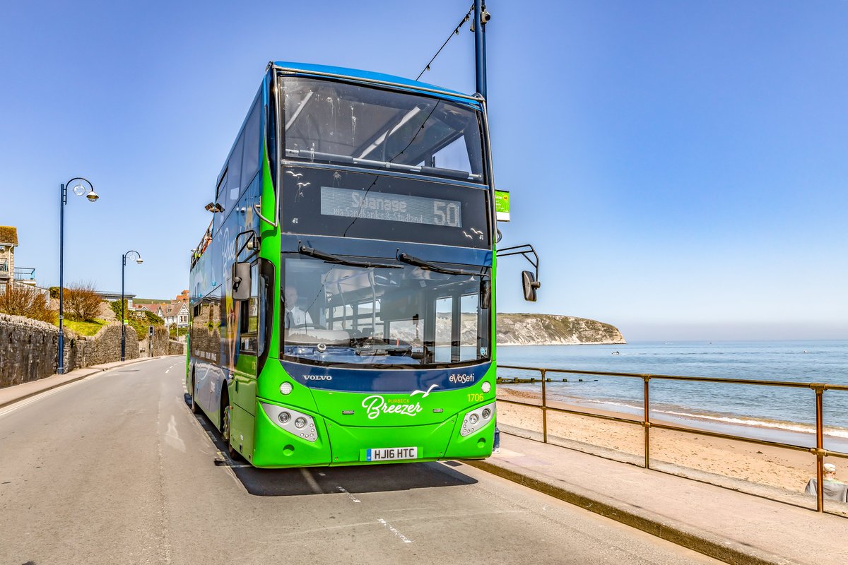 Today is World Environment Day 🌍What better way is there to, not only help the environment, but explore the wonders of Dorset’s coast by hopping on our Purbeck Breezer buses? For more information, please go to our website 👉 morebus.co.uk/purbeck-breezer