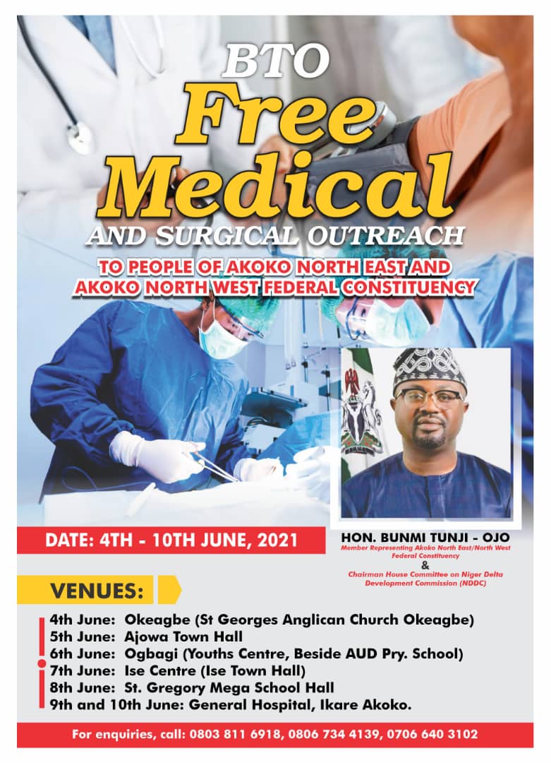 BigJohnson2086's tweet photo. We hit the ground today for the BTO free Medical and Surgical outreach. A seven-day massive healthcare intervention in Akoko North East/North West Federal Constituency begins with Okeagbe Akoko.
@BTOofficial 

#ThankYouBTO
#HealthIsWealth https://t.co/RU4ilQjLnP