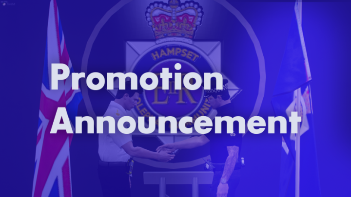 Hampset_JO's tweet photo. A belated congratulations to @6473_ARU on being promoted to Acting Sergeant of the Armed Response Unit. 

His work ethic and professionalism has been outstanding and he is a role model for all. https://t.co/HAcPhs0Atq