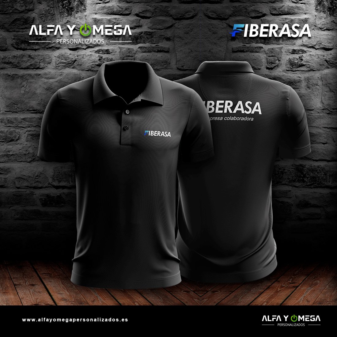 Polos para la empresa Fiberasa, gracias por utilizar nuestros servicios, para mas información envíanos un MD 😎👍