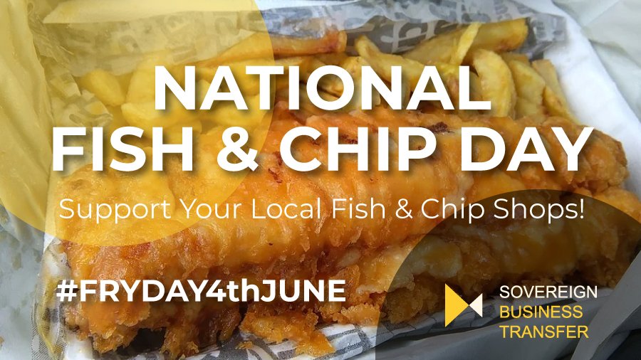 SovereignBT's tweet photo. Today is a special #fryday as it's #nationalfishandchipday ! Mmmm, I think I know what we'll be eating tonight! 😋
We've sold many #fishandchipshops over the years for our clients. Here are some that we currently have for sale 👉 https://t.co/16NnhR7gIw 👍 https://t.co/qrY9AWxqjJ