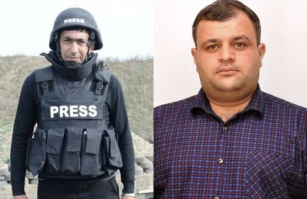 #Azerbaijan liberated its lands from Armenian occupation, but Armenian aggression is not over! Azerbaijani servicemen and civilians die almost every day, because Armenia refuses to give us maps of minefields! These are the journalists that lost their lives today.. RIP