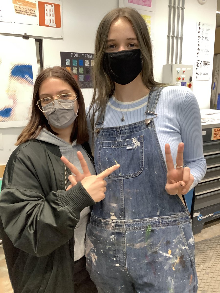 Printmaking Bath Spa (@printworkshops) on Twitter photo Sarah and Lauren, Fine Art third years, spotted wearing one of ex-student <a href="/Carl_Godfrey/">Carl Godfrey</a> 's brilliant enamel badges <a href="/artdesignbsu/">artdesignbsu (Adele)</a> Sarah and Lauren, Fine Art third years, spotted wearing one of ex-student <a href="/Carl_Godfrey/">Carl Godfrey</a> 's brilliant enamel badges <a href="/artdesignbsu/">artdesignbsu (Adele)</a>