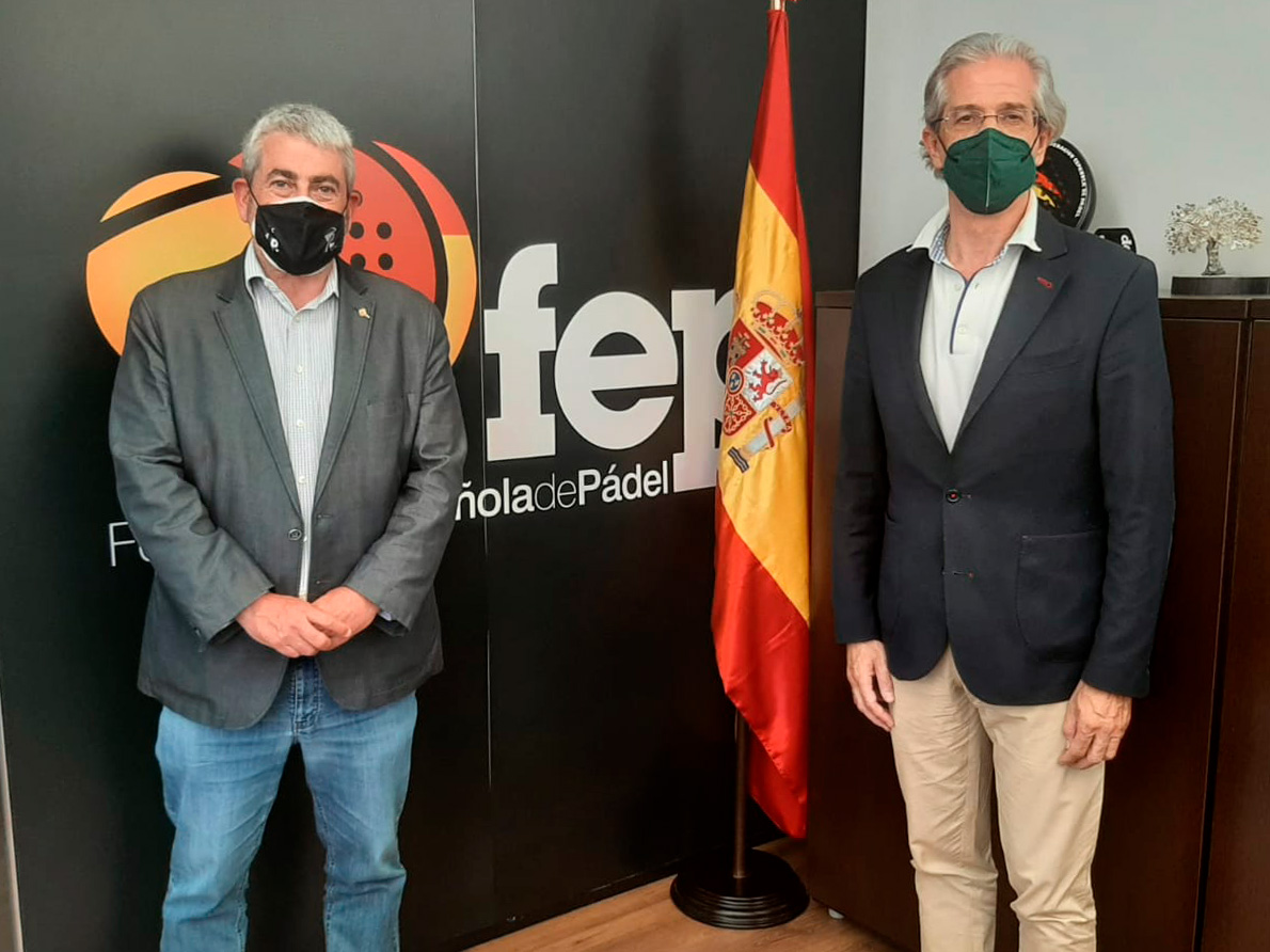 ¡Bienvenido presidente!
🟥Primera visita a la Federación Española de Pádel del nuevo presidente de <a href="/FCatalanaPadel/">FCP - Federació Catalana de Pàdel</a>, Felipe Ródenas.
🟨El presidente de la #FEP, Ramón Morcillo, ha recibido hoy al máximo responsable del #padel federado catalán una semana después de su nombramiento.