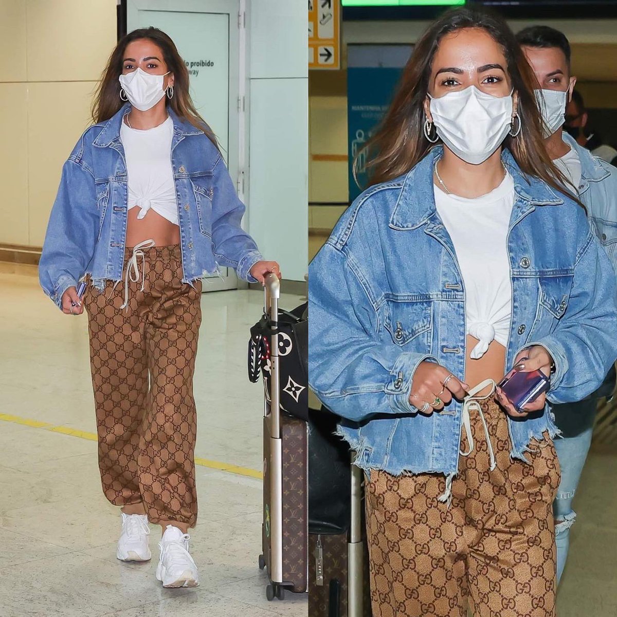 HugoGloss's tweet photo. Uma boa filha a casa torna! Depois de passar uma temporada de trabalho nos EUA, Anitta está de volta ao nosso Brasil! A garota do Rio desembarcou nessa manhã (4) no aeroporto internacional de São Paulo e foi… https://t.co/IHCSPRzzGX (📸: Manuela Scarpa/ Marcos Ribas/Brazil News) https://t.co/E8yBecX7w7