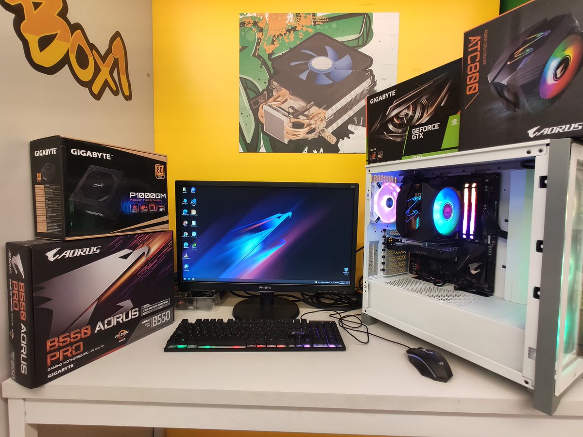 pcbox_huesca's tweet photo. Gracias Pareja ;l Ahora a Darle duro al Curro :).
🏆RYZEN 9 5900X 12 cores 24 Hilos
✨32 GB DDR4 CORSAIR 3600
🌟B550 AORUS PRO
🌶️1 Tb SSD NVME WD
🎉DISIPADOR AORUS ATC800
🥇GIGABYTE GTX 1650
🥶CAJA 4000X RGB CORSAIR
🍌1000W GIGABYTE 80 GOLD+
#GTXON #AMD5900X https://t.co/dbO1gylFrA