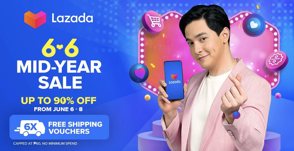 Happy Midyear 🎉🛒🎉🎉🥳 #LazadaMidYearSale 
#Lazada66GameShow 
#Lazada66in2Days 
ALDENLazada 66in2Days