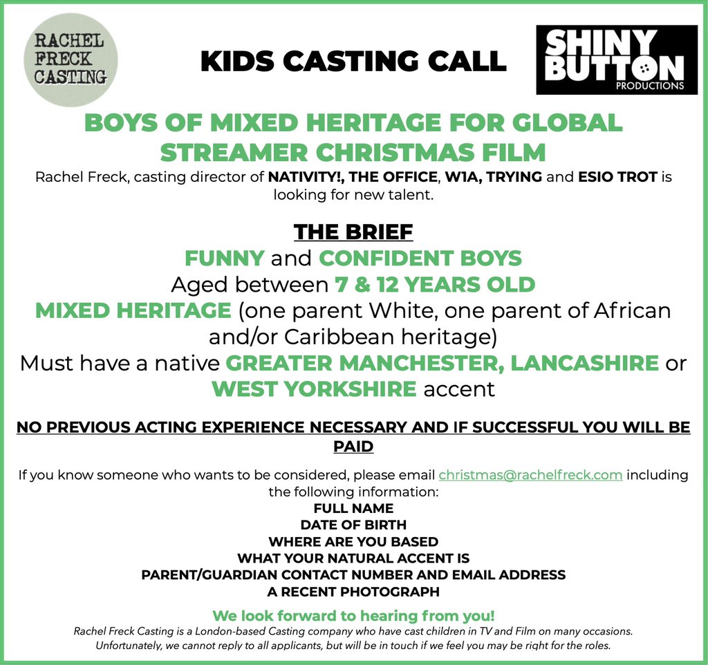 Rachel Freck Casting CDG tweet media