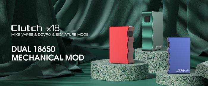 EcigClick's tweet image. First look: Dovpo X Signature Mods Clutch X18 Dual Mech Mod Preview - Michelle aka @Shellyboms has more info: bit.ly/3wWLPzD #mechmod #vape #vaping #vapers #ecigclick @fsecig