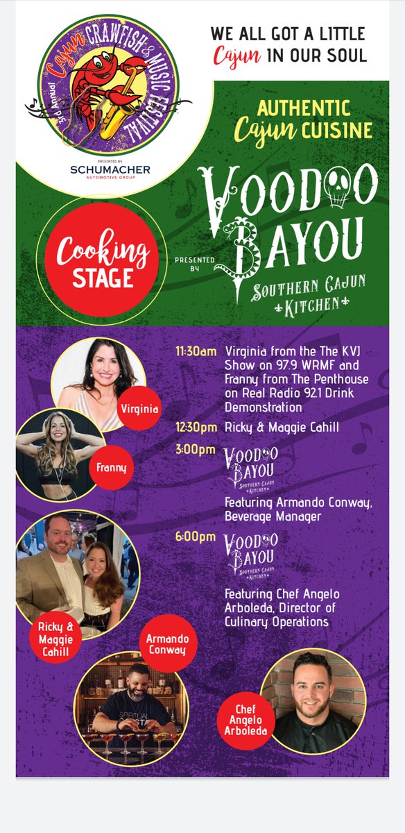 timallanwalker's tweet photo. The 3rd Annual Cajun Crawfish & Music Festival returns to Abacoa on Saturday. @KVJShow @FrannyRealRadio #5funThings @WPTV https://t.co/h8tmvyH8rV