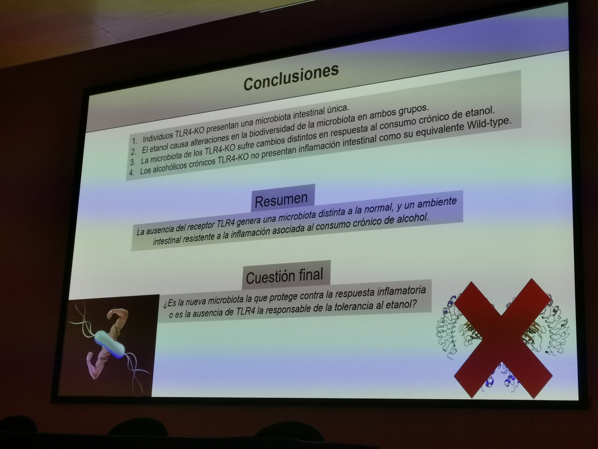 CIPFciencia's tweet photo. Amazing seminar by Carlos M. Cuesta about the impact of chronic alcohol abuse in Gut Microbiota and Intestine. Chronic ethanol consumption reduces the microbiota diversity and induces an inflammatory response in the intestinal tract with damage of the mucosa #Friday #CIPFSeminars https://t.co/jfOJXiMrDf