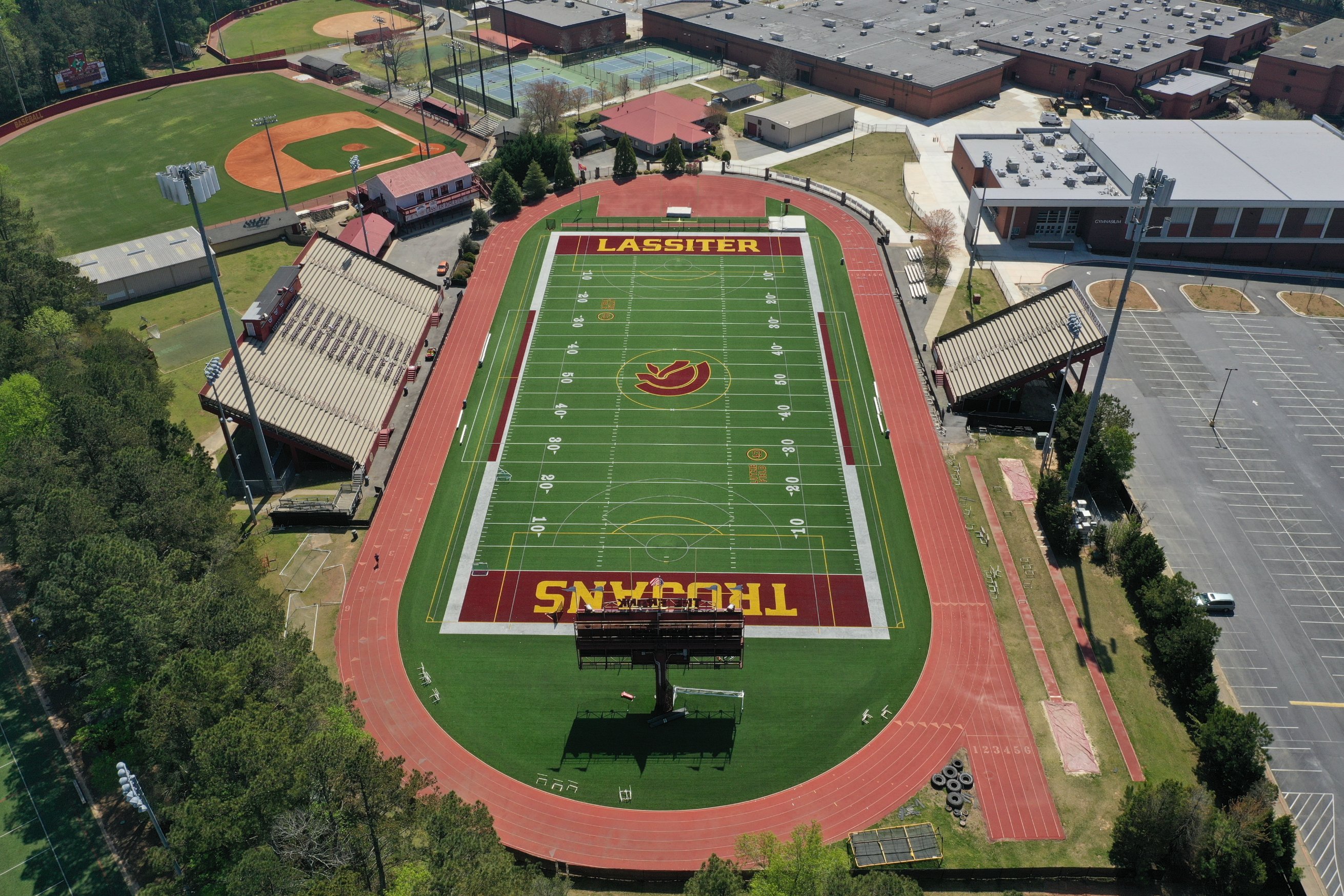 Sports Turf Company on X: Our #FieldoftheWeek this Friday is Lassiter High  School in Marietta, GA. The Trojans home stadium features AstroTurf  RootZone® 3D Decade System, a 60 oz. turf system with