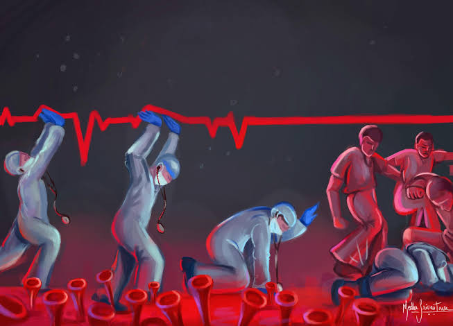 Drharshi_cutiee's tweet photo. Empathy.

Is it too much to ask for?

Y'all seem to ignore this like nothing has happened, like always.
But expect us to sweat, be selfless and save even a dying person,like always

#StopViolenceAgainstDoctors #Medtwitter #iStandWithDoctors

@PMOIndia @AmitShah @drharshvardhan https://t.co/v6DFTAuRoo