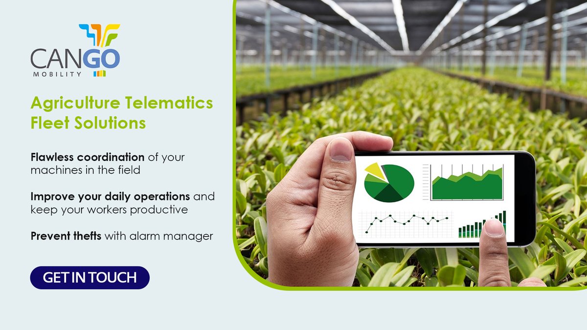 CANGOmobility's tweet image. 🌱With CANGO, you can have customizable solutions with third-party integration for your #agriculturalfleet, improving #fleetperformance.

Curious enough? Check our solutions for the agricultural industry:➤cangomobility.com/industry/agric…
