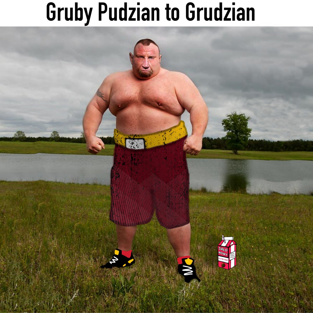 SALON0WY's tweet photo. Gruby Pudzian to Grudzian
#salonowy #memes #memy#mem #meme #ksw #ksw61 #pudzian #pudzianowski #juras #mma #butterbean #famemma #fighter #fat #fatfighter #boxing #boks https://t.co/BUqSBrI3oU