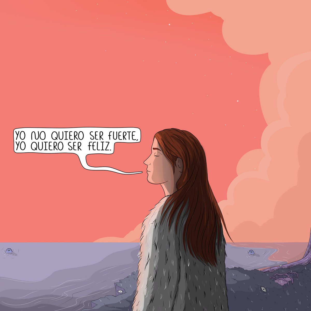 Joseluisalgar's tweet photo. Preciosa ilustración de @cosasdekevin con @FreyjaAutumn cómo protagonista y que resume perfectamente el mensaje de nuestra serie @nqspserie ❤️🎬 https://t.co/i2ASu1j268