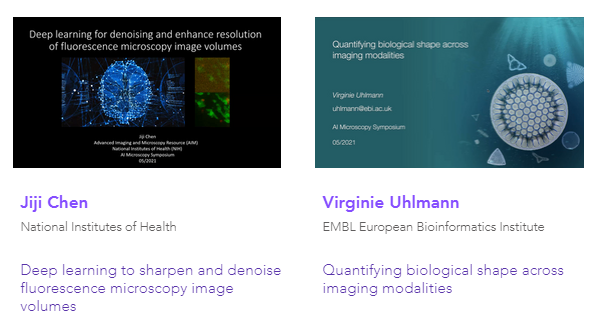 AiviaSoftware's tweet photo. If you missed it or want to review, Jiji Chen's and @VirginieUhlmann's presentations at the 5th #AIMicroscopy symposium is now available.
https://t.co/rJ9Wr47pzh
#deeplearning #fluorescencemicroscopy #cellshape #microscopy https://t.co/kBusrZrACt