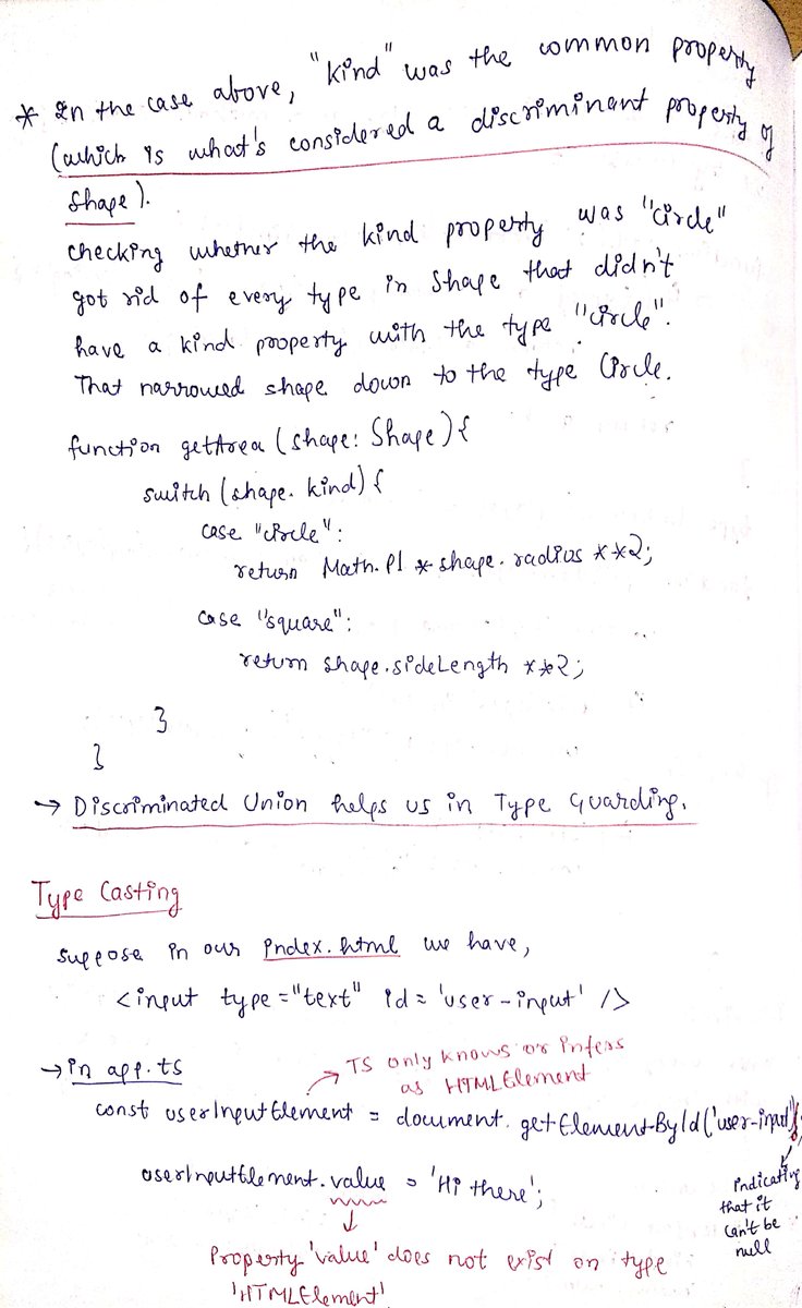 thesavvycoder's tweet image. #Day4 of #30DaysOfTypeScript Challenge
Learnt Advanced Types in TypeScript.
Going strong.✌️✌️
Follow me here: github.com/tarunsinghdev/…
Today's Notes : 👇👇