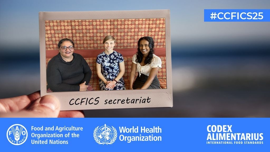 FAOWHOCodex's tweet photo. 📸 | It’s a team effort and the CCFICS Secretariat were happy to play their part working hard behind the scenes.
#CCFICS25 | #CodexFamily https://t.co/0zxmYqltgG