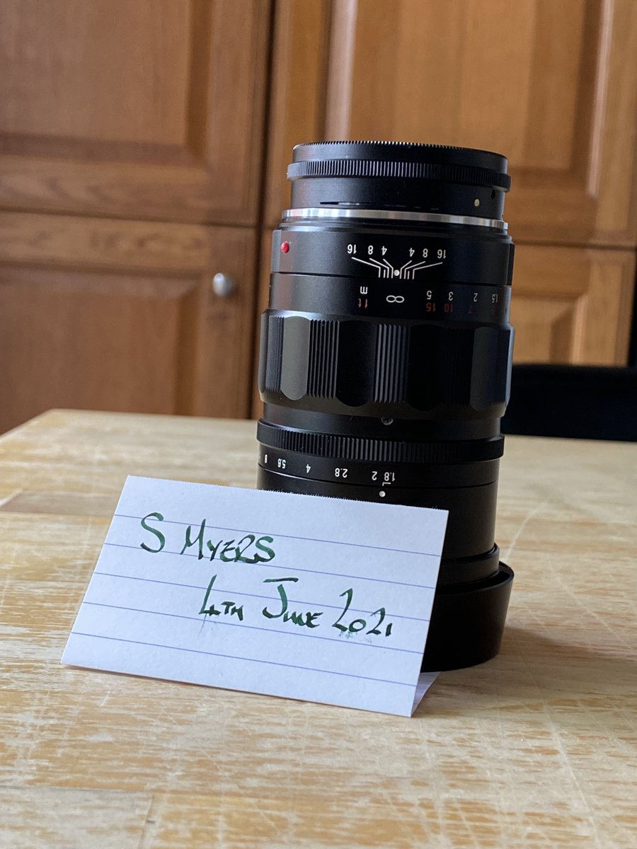 StuM35mm's tweet photo. For Sale:
Voigtlander 75mm f1.8 Heliar Classic.
Great condition.
£350.
#filmphotography #FilmTwitter #believeinfilm #filmisnotdead #voigtlander75mm #heliarclassic https://t.co/sCER9vn8eH