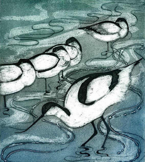southwold_art's tweet photo. Avocets by Kerry Buck
The natural world features heavily in Kerry's works. Collograph prints of hares, goldfinches, terns and oyster catchers are complimented by stunning original acrylic works of rural scenes.
#avocets #collographs #southwold #naturalworld https://t.co/8koCAT5QxM
