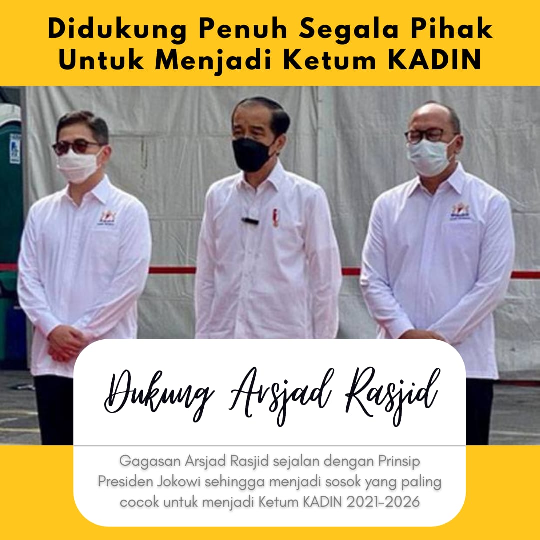 Ado yang kenal samo beliau ko?
Urang awak beliau ko mah, ndak ado salahnyo wak dukung beliau sebagai Ketum KADIN

Sumbar Dukung Arsjad Rasjid