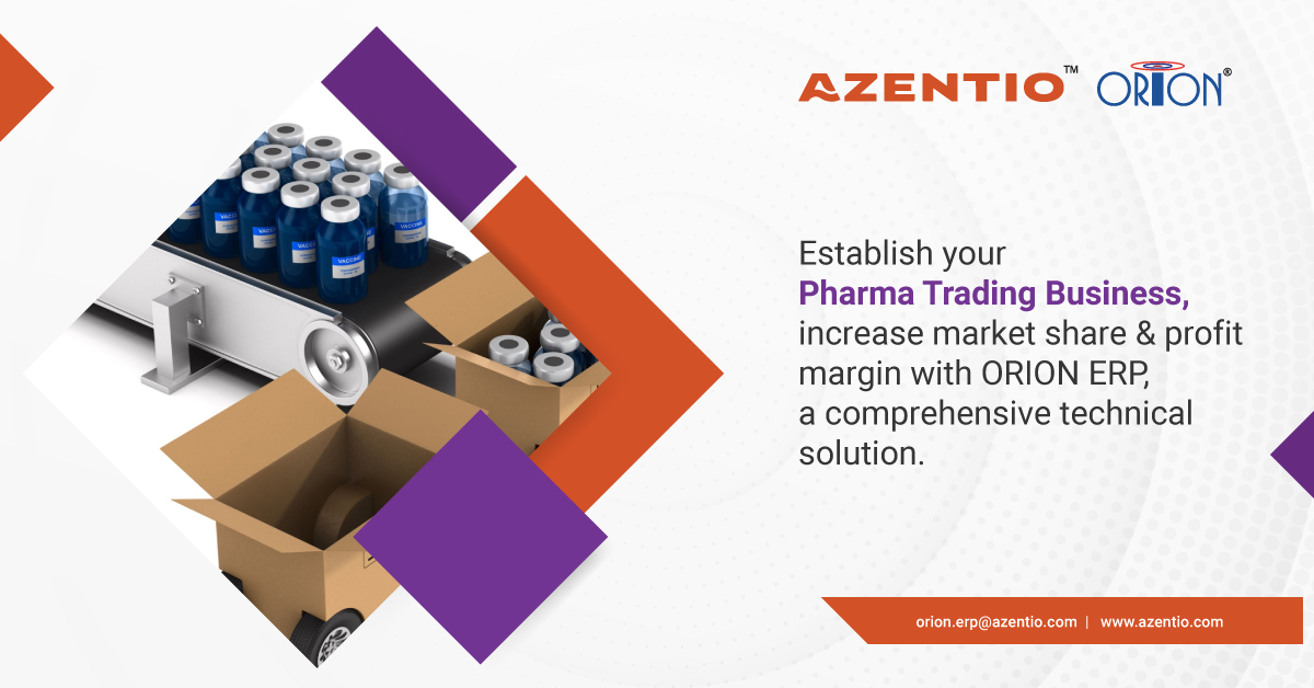 Gain insight from a #Blog on why ORION™ #erp is the best technical solution for all sized #pharma #trading  #Industries catering to its #challenges &amp; #Trends with ease. Read full blog @ bit.ly/2T0uyGX
#orionerp #tradingerp #erpforbusiness