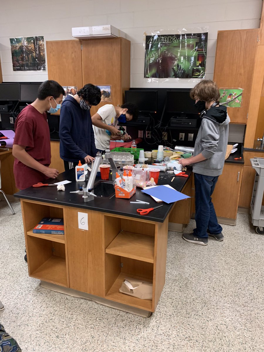 SenecaFamily's tweet photo. Mrs. VanDyke’s and Ms. Enos's #SenecaFamily Biology class worked on “Building a Beast” - adaptations and mutations! #biorocks #sciencefun https://t.co/7MZl9mUkuH