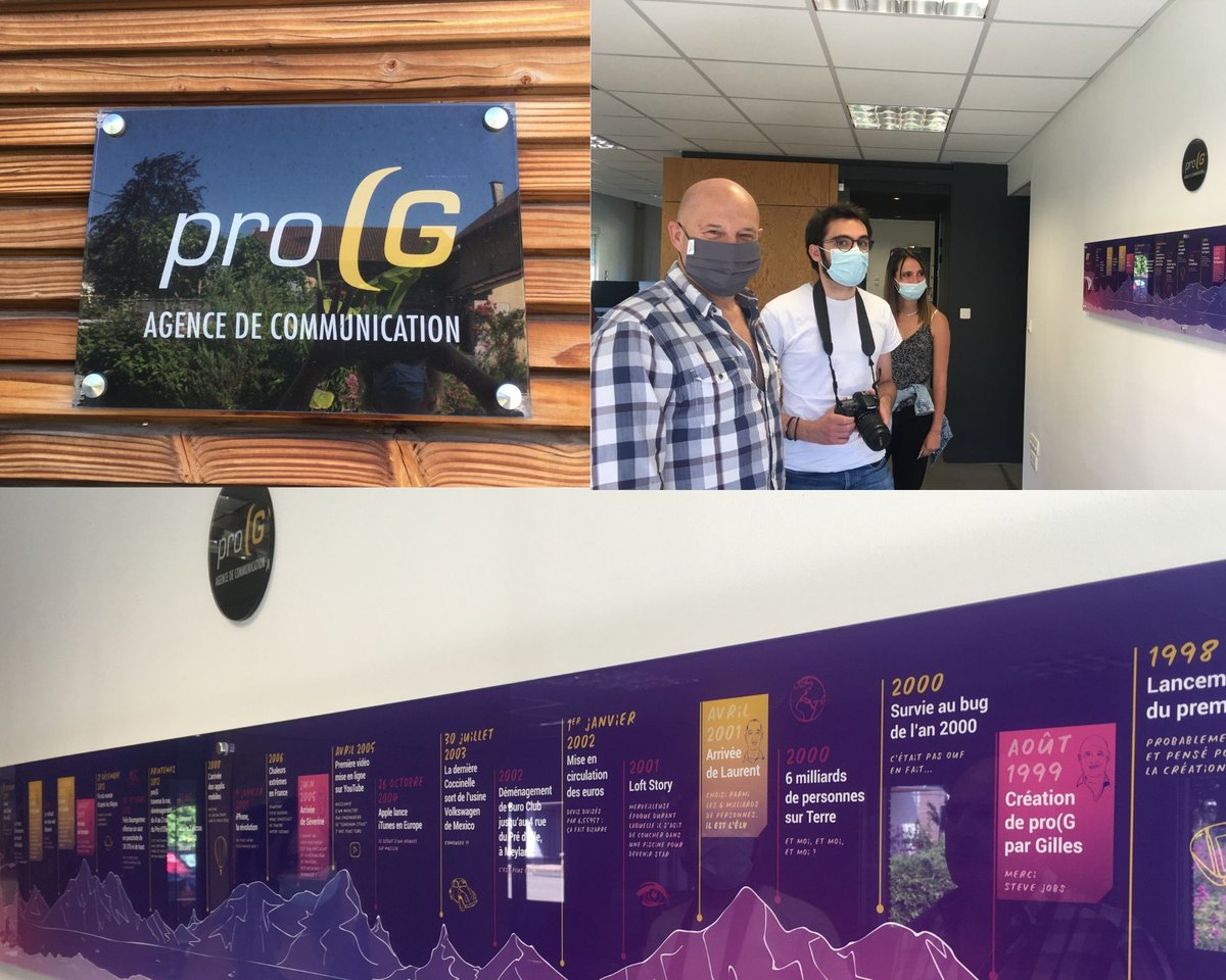 Aujourd'hui visite de l'équipe com' aka <a href="/Tess_hbg/">Tess H.</a> <a href="/pierredefd/">Pierre dFd</a>  <a href="/VirgoWhallala/">Virginie Debuisson</a> chez notre client et partenaire l'agence Pro(G ! Rien de mieux que de co-construire notre web série avec nos clients, en racontant avant tout LEUR histoire d'entreprise #ShareValue #Content #TGIF