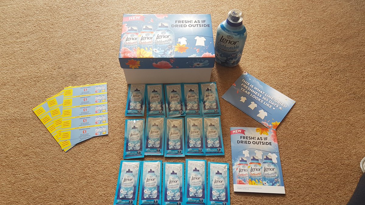 clairec0888's tweet photo. Cant wait to try out the new Lenor Outdoorable
#ad #savvycircle #LineDriedInside @JoyofClean @SuperSavvyMeOfficial https://t.co/HHTLASSv2K