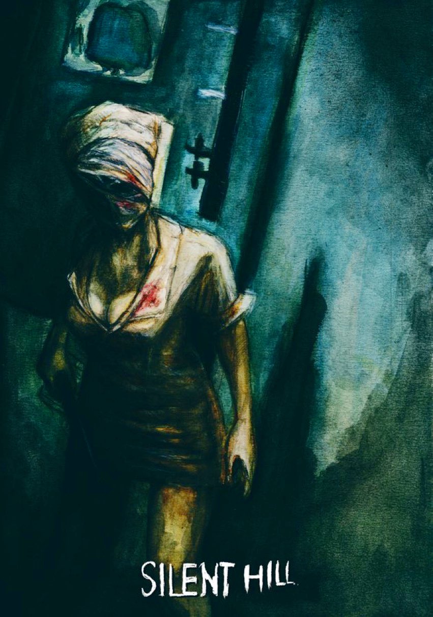 Goat Silent Hill Silenthill サイレントヒル イラスト ホラー ポスター T Co Uyecex9tcs Twitter