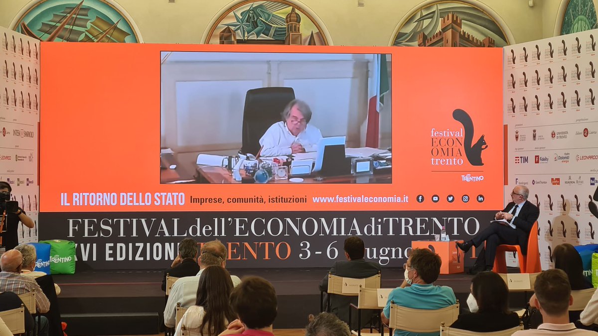 .<a href="/renatobrunetta/">Renato Brunetta</a> con il #PNRR scossone all'attuale sistema. #Mobilità orizzontale e verticale nella PA
festivaleconomia.it/live?encoder=e…