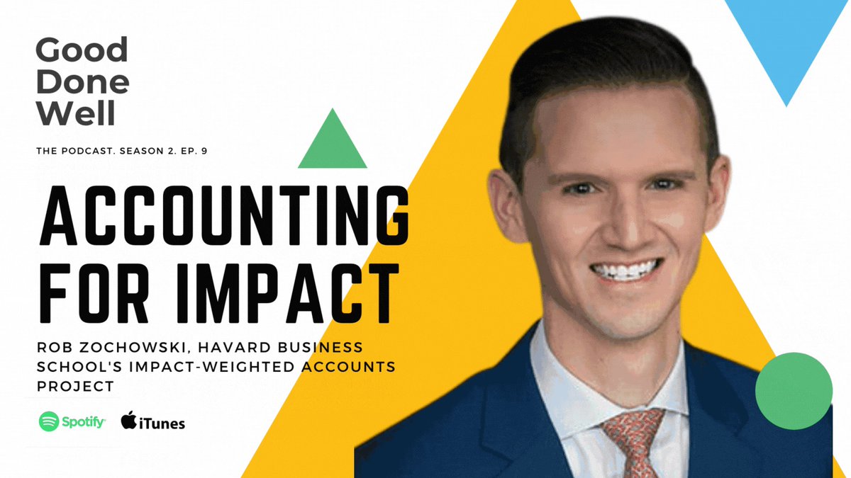 In latest podcast we discuss <a href="/HarvardHBS/">Harvard Business School</a>'s Impact-Weighted Accounts Project &amp; why accounting for impact is important. The aim is to create accounting statements that transparently capture external impacts that drives investor/managerial decision making.
riddl.ca/harvard-busine…