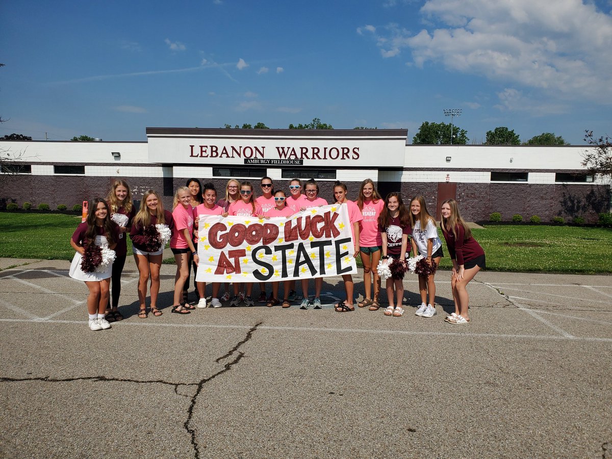 Lebanon_cheer's tweet image. So glad we could be a part of the state send-off! We are cheering for you ladies!  Good luck, Faith, Hope, Grace, and Alynna!  #theyrunfast @martincollier10 @Warriors_Track @LHSWarriorsXC 🎉🎉🎉