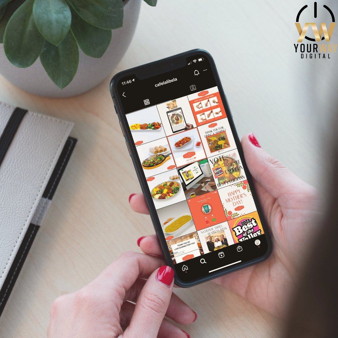 YourWayDigi's tweet photo. When the biggest challenge you face while creating content for a client is resisting the urge to leave the office for some of their mouthwatering food, that's #ClientGoals. Good thing they deliver 😜 !
#YourWayDigital #SocialMediaMarketing #DigitalMarketing #CafeLalibela https://t.co/prEmEM7eB4