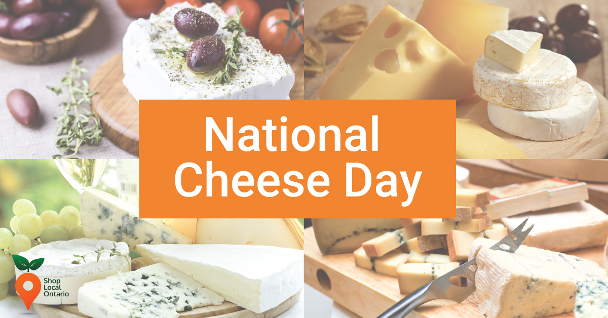 ShopLocalONT's tweet image. Today is National Cheese Day! Cheese is such a versatile ingredient but it's also a meal. Vendors like Say Cheese and Portuguese Cheese Co offer some amazing local cheese and The Frauxmagerie has vegan options as well so everybody can enjoy. Shop now at ecs.page.link/4tHkR