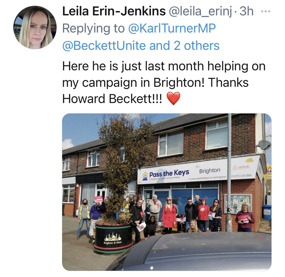 101 in attacking Howard Beckett:

Never make an accusation unless you know your facts! 

<a href="/BeckettUnite/">Howard Beckett</a> <a href="/KarlTurnerMP/">Karl Turner MP</a> <a href="/leila_erinj/">Leila Liberty</a> #Beckett4Unite #HUGS ❤️
